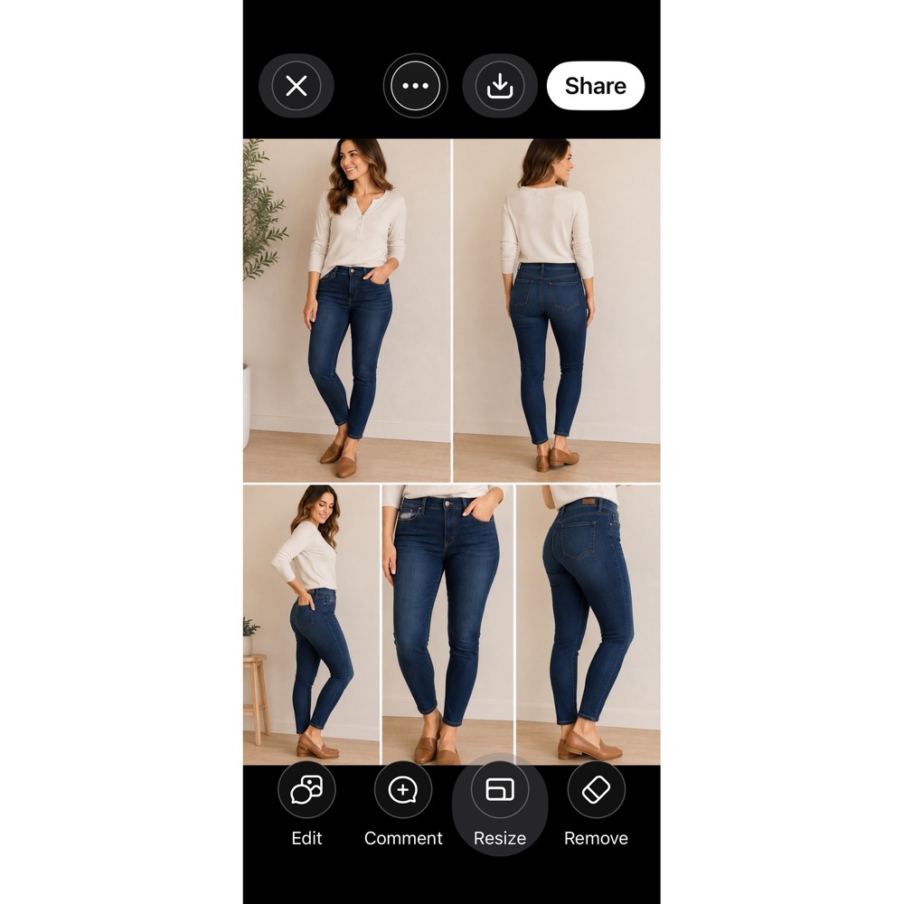 Universal Thread Mid Rise Skinny Jeans Dark Wash Denim Blue 12/31R Ankle Length
